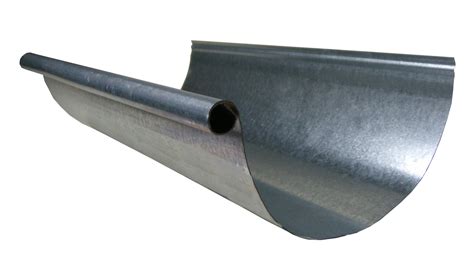 galvanized semi round gutters